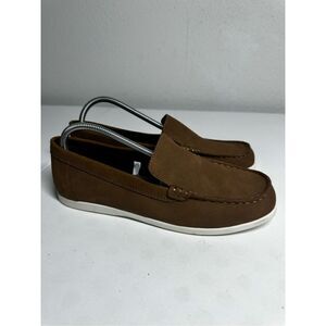 Cat & Jack Women’s Alden Faux Suede Slip-On Loafers Cognac Size 6